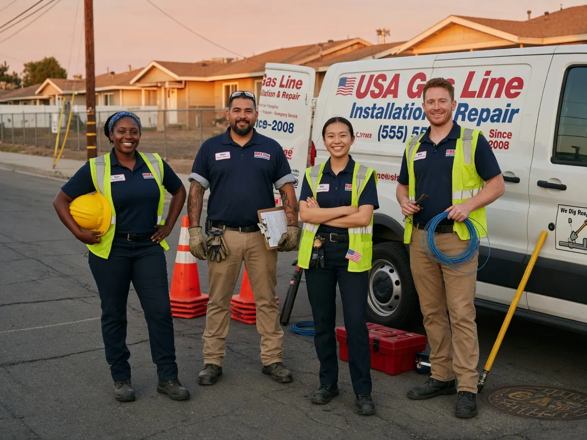 Gas Line Installation company in Midway City, CA
